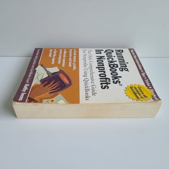 5/$12 Book Running QuickBooks in Nonprofits Kathy Ivens 2005 Bookkeeping - Picture 8 of 10